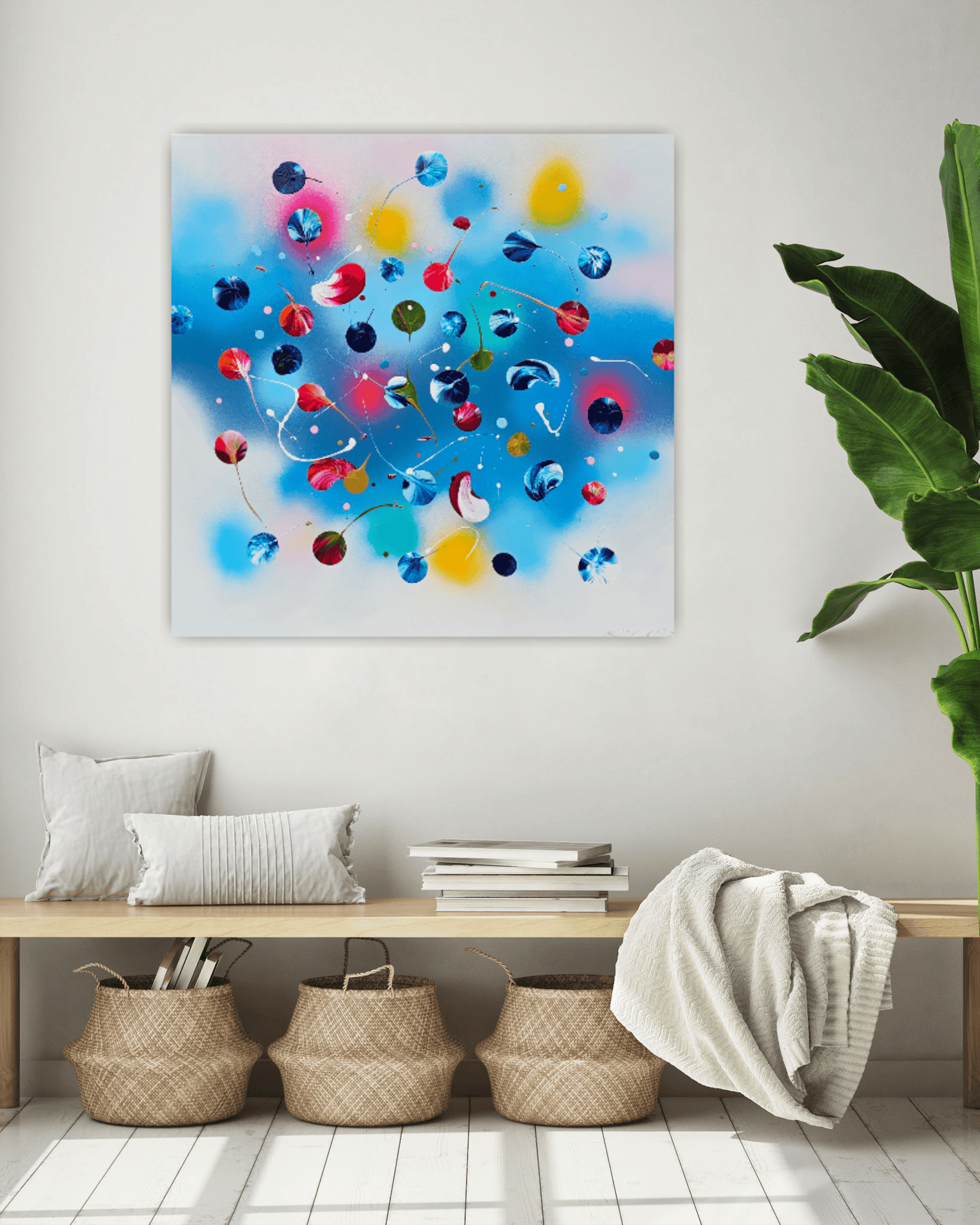 Stéphanie Rivet Oeuvre original - Peinture 36x36 Renewed Hope