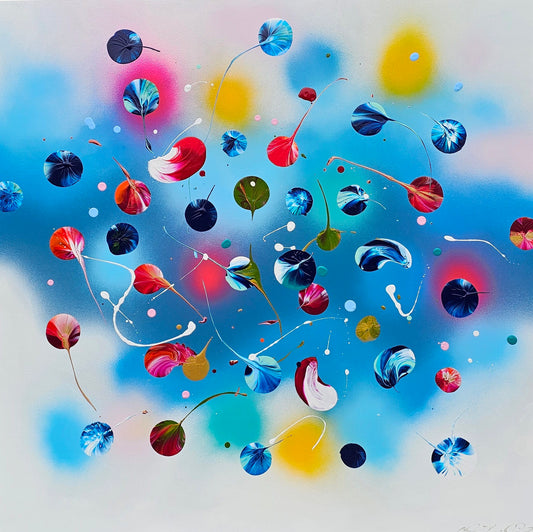 Stéphanie Rivet Oeuvre original - Peinture 36x36 Renewed Hope