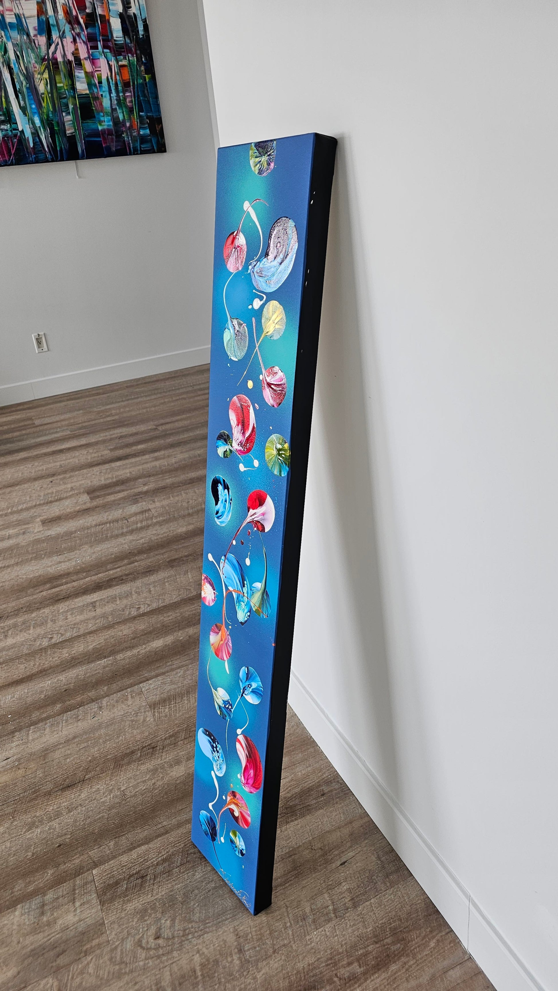 Stéphanie Rivet Oeuvre original - Peinture 48x8 Walking with you 1