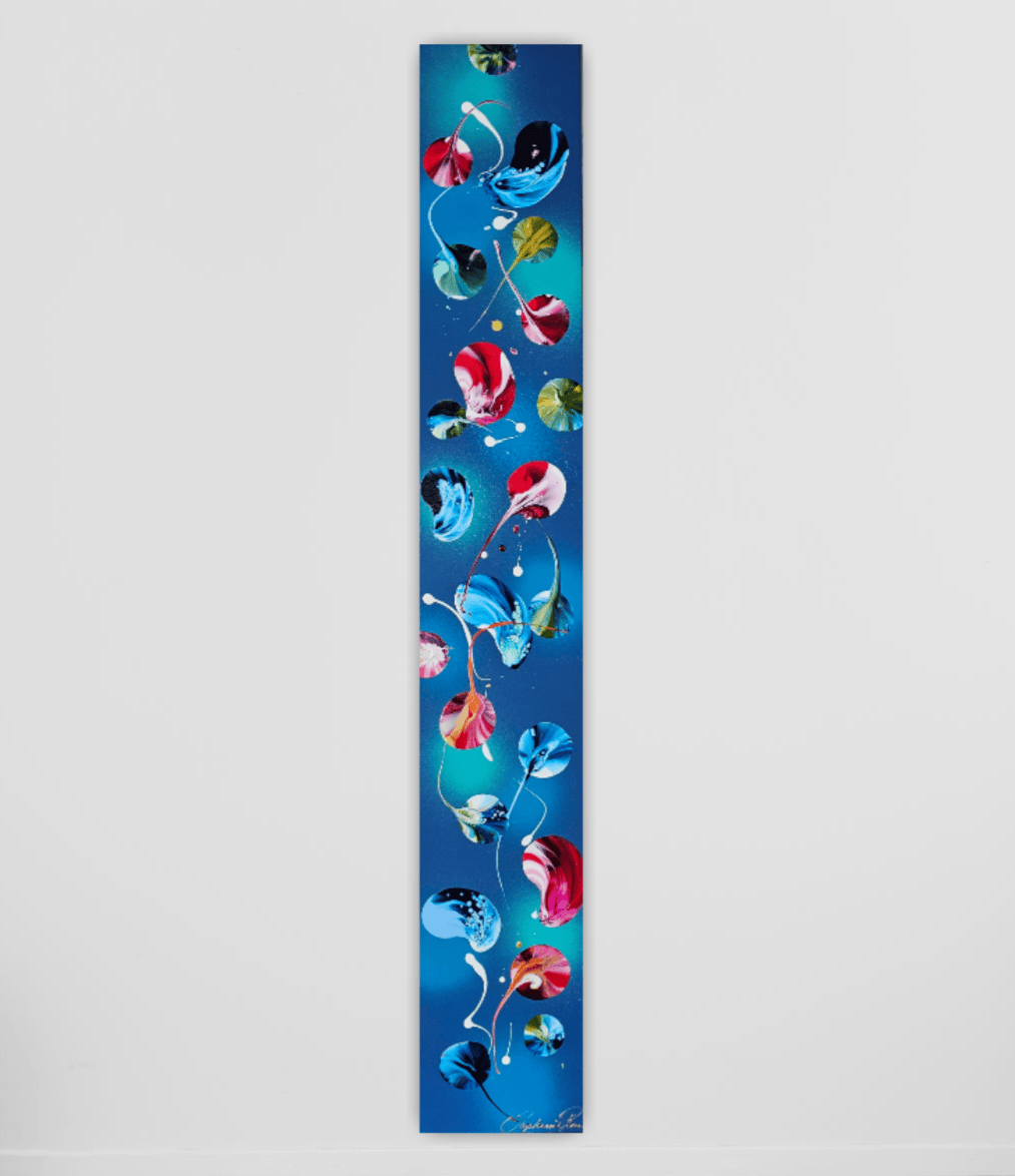 Stéphanie Rivet Oeuvre original - Peinture 48x8 Walking with you 1