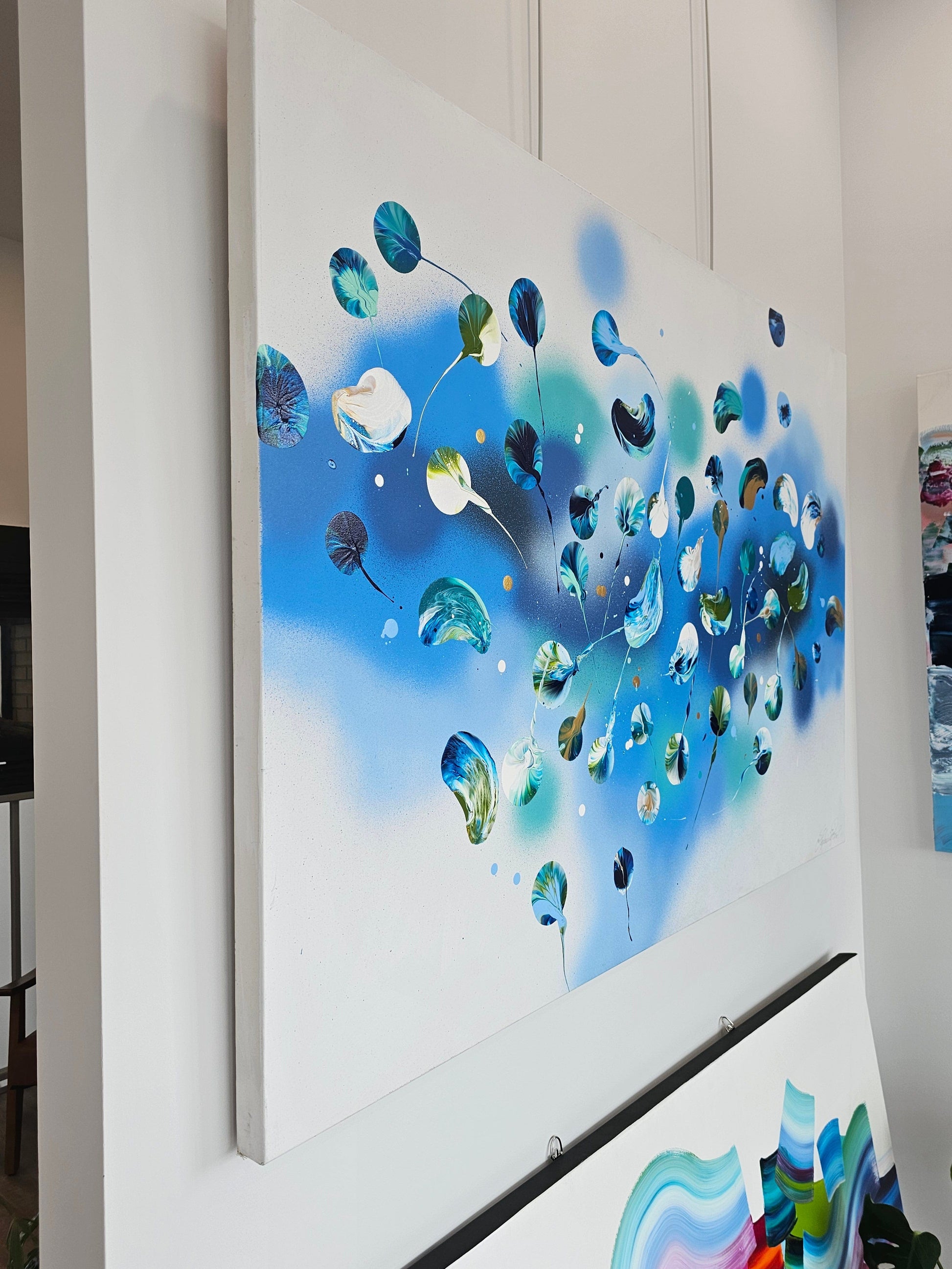 Stéphanie Rivet - Studio Oeuvre original - Peinture 40x60 Under Water