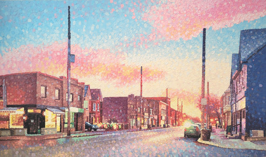 Susan Gale Oeuvre original - Peinture 36x60 Before You See It