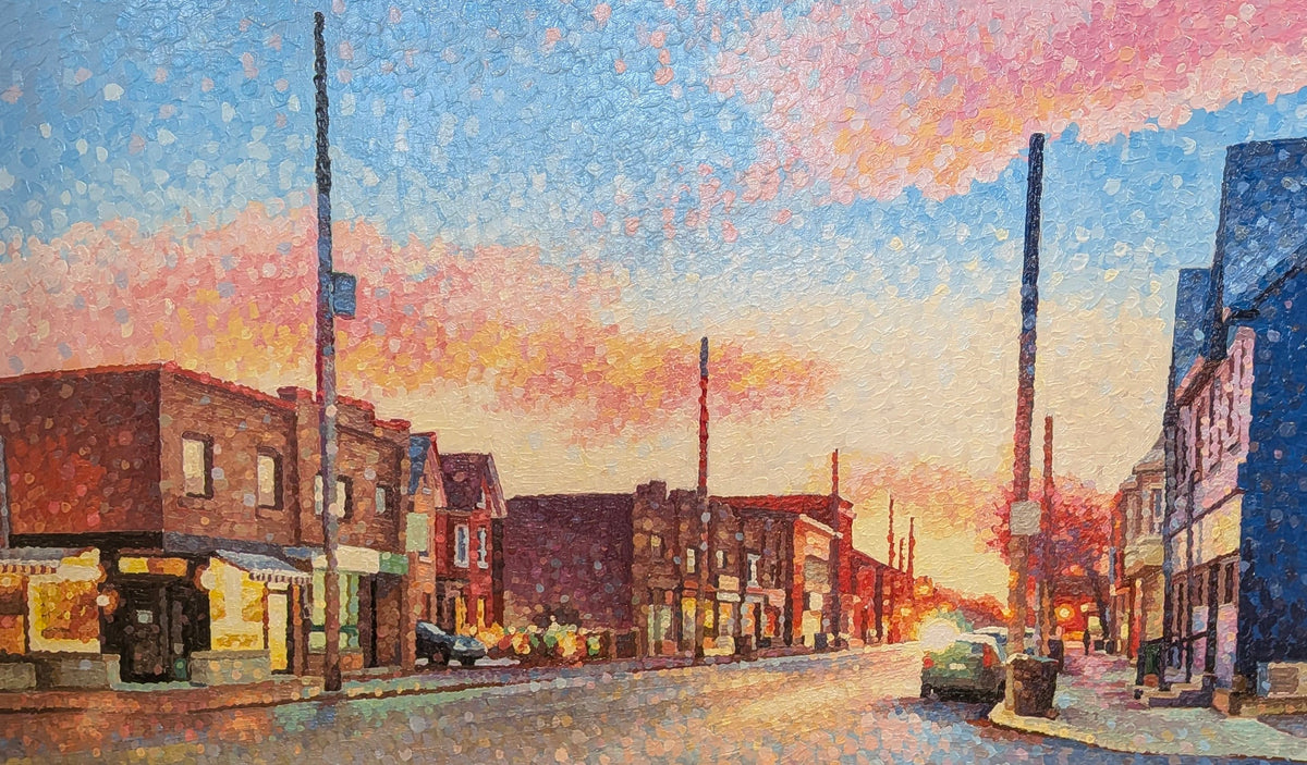Susan Gale Oeuvre original - Peinture 36x60 Before You See It