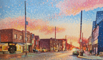 Susan Gale Oeuvre original - Peinture 36x60 Before You See It