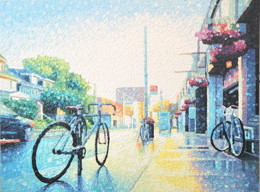 Susan Gale Oeuvre original - Peinture 36x48 Only In The Past