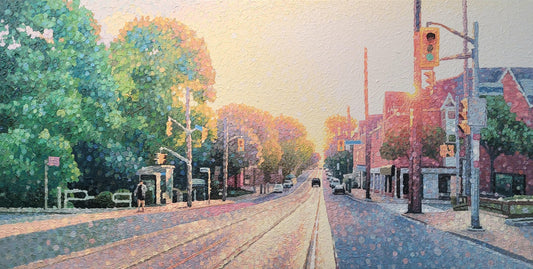 Susan Gale Oeuvre original - Peinture 36x72 Time Still