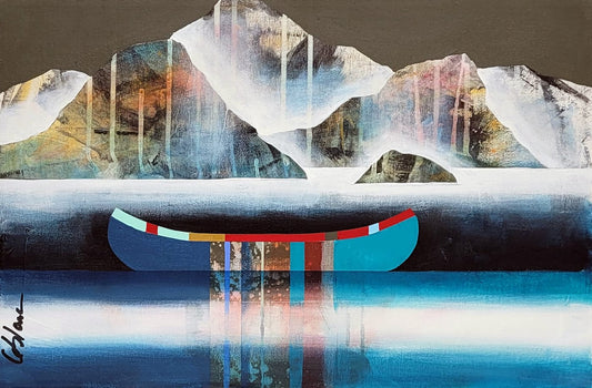 Sylvain Leblanc Oeuvre original - Peinture 12x18 Douce lumière