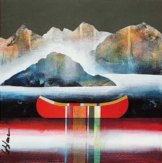 Sylvain Leblanc Oeuvre original - Peinture 12x12 Liberté