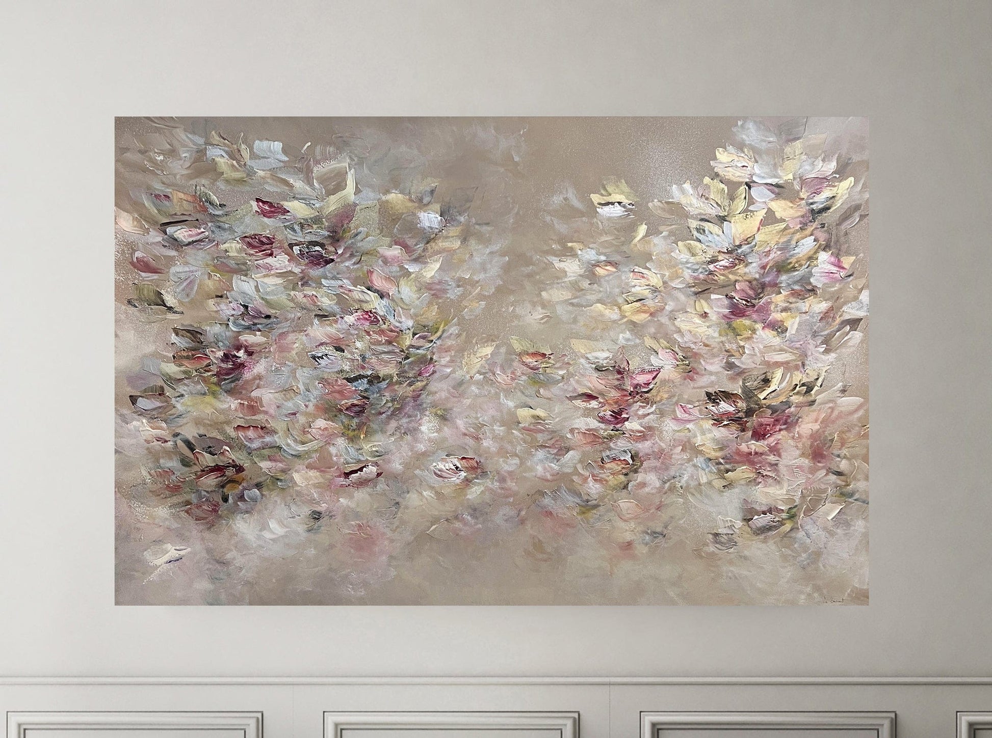 Vé Boisvert Oeuvre original - Peinture 40x60 Amour du coeur