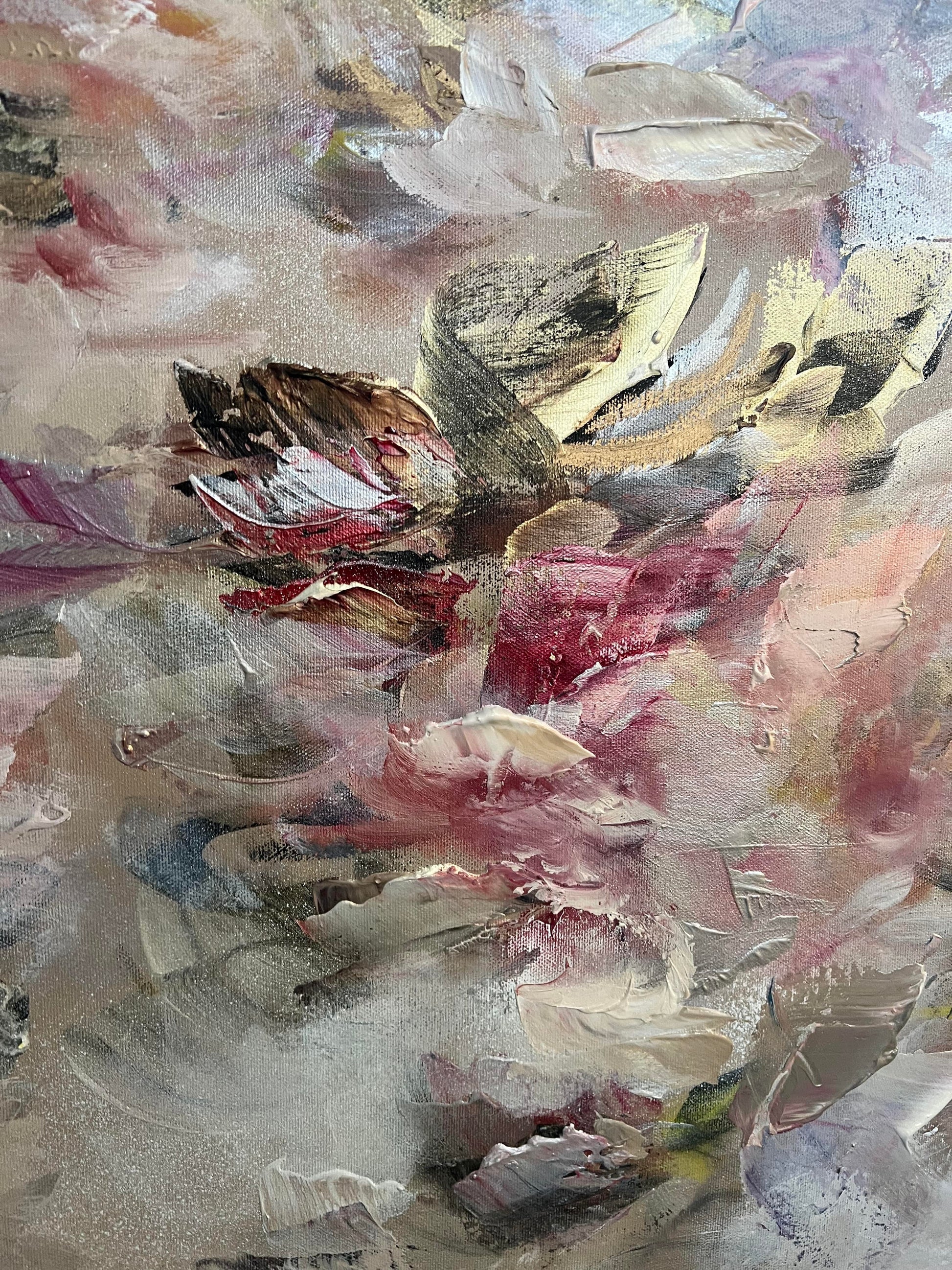 Vé Boisvert Oeuvre original - Peinture 40x60 Amour du coeur