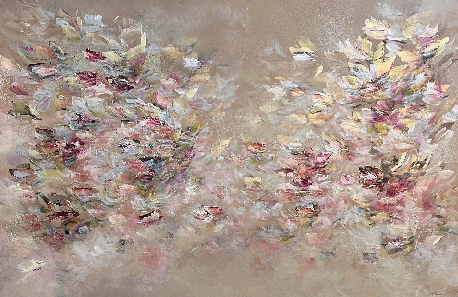 Vé Boisvert Oeuvre original - Peinture 40x60 Amour du coeur