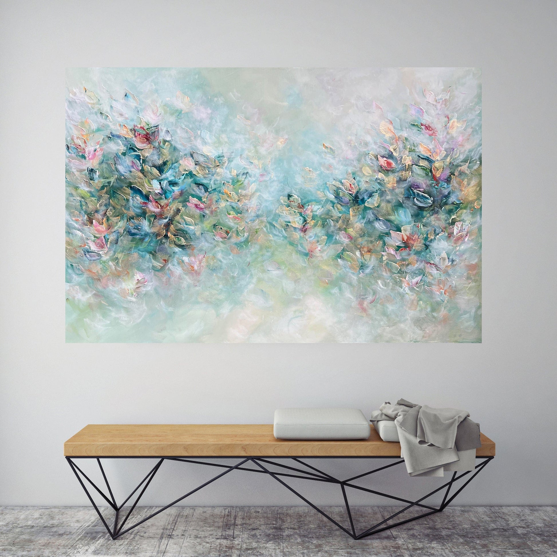 Vé Boisvert Oeuvre original - Peinture 40x60 Blossoming Together