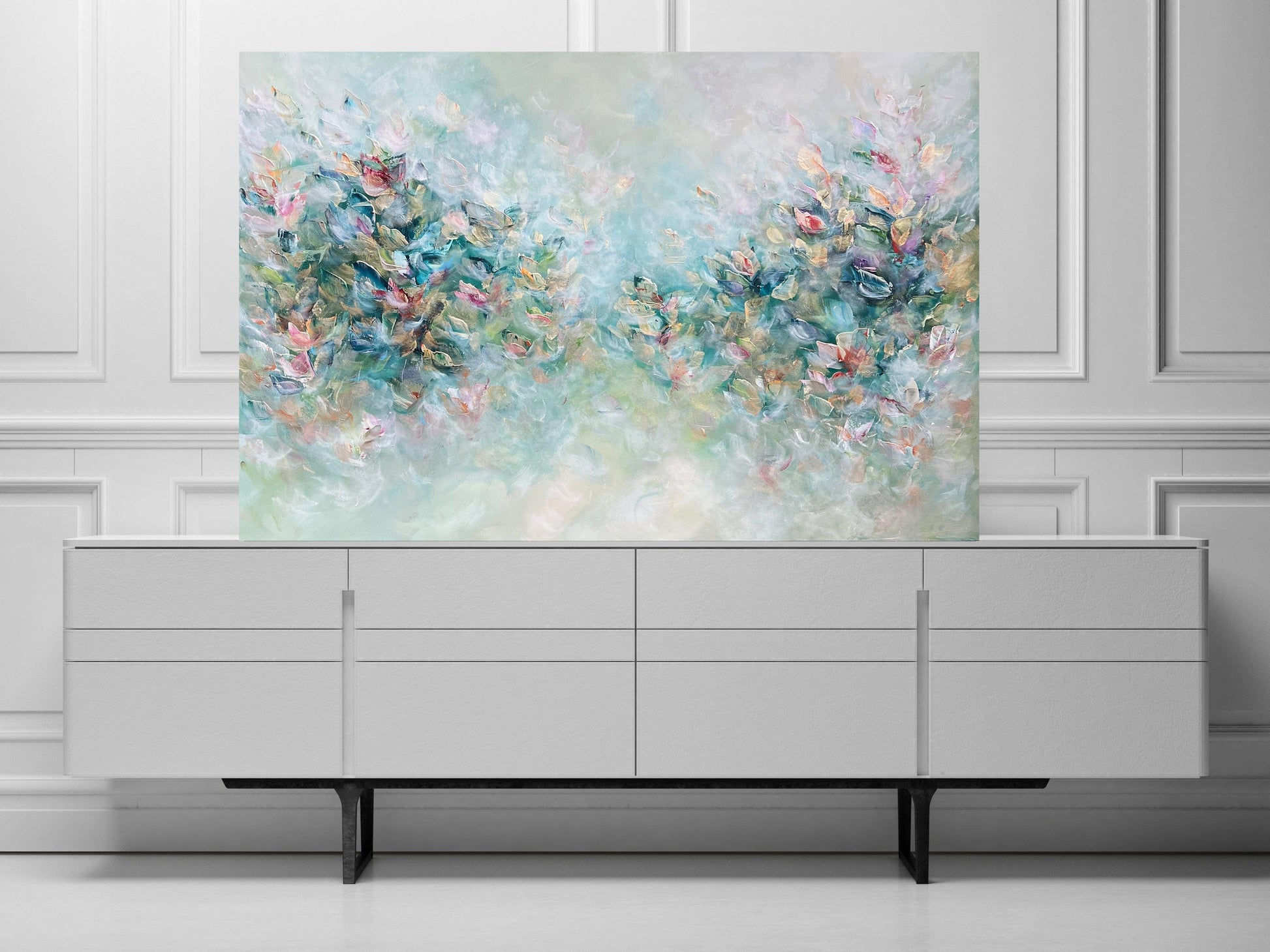Vé Boisvert Oeuvre original - Peinture 40x60 Blossoming Together