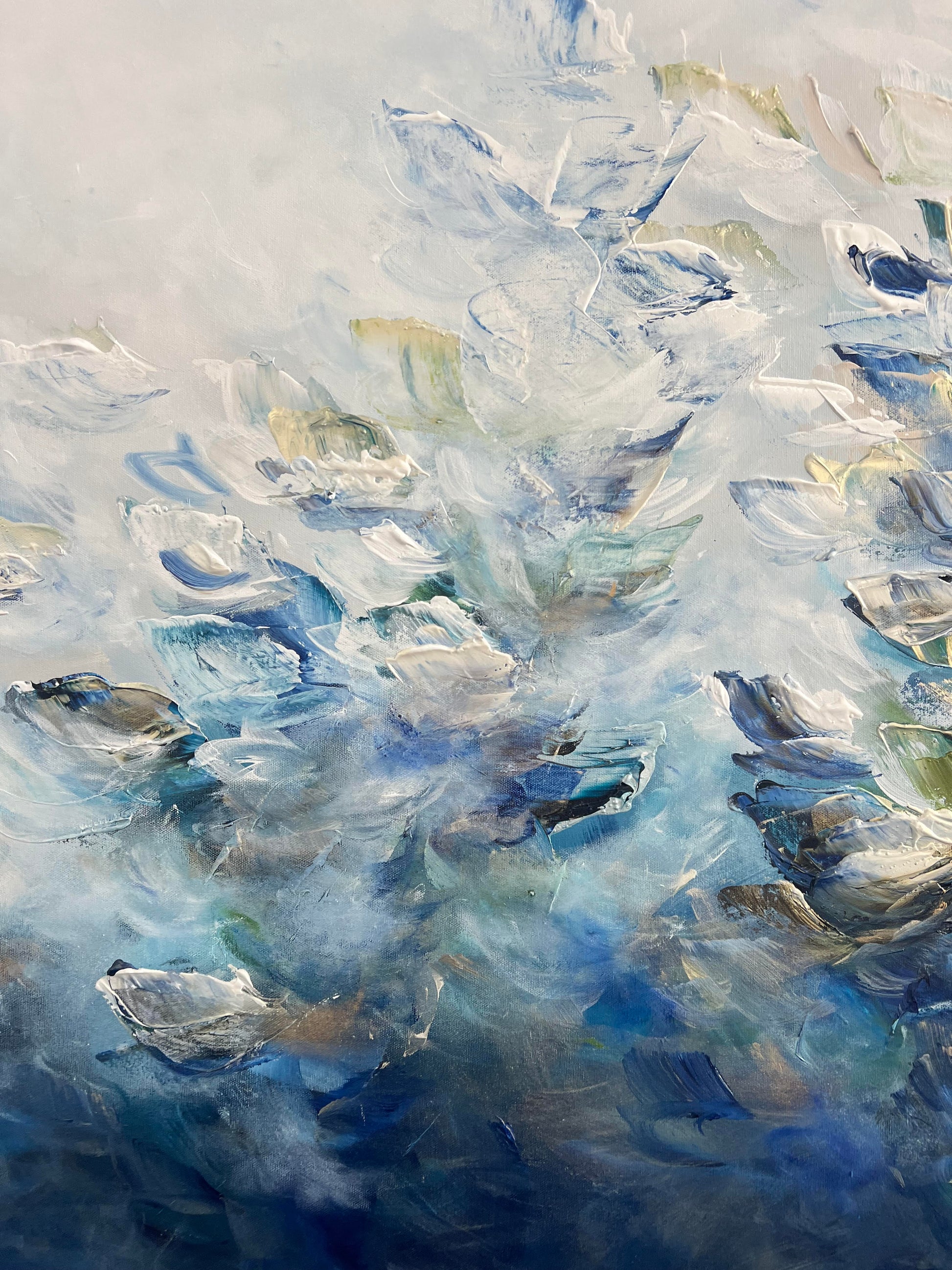 Vé Boisvert Oeuvre original - Peinture 32x60 Coastal Beauty