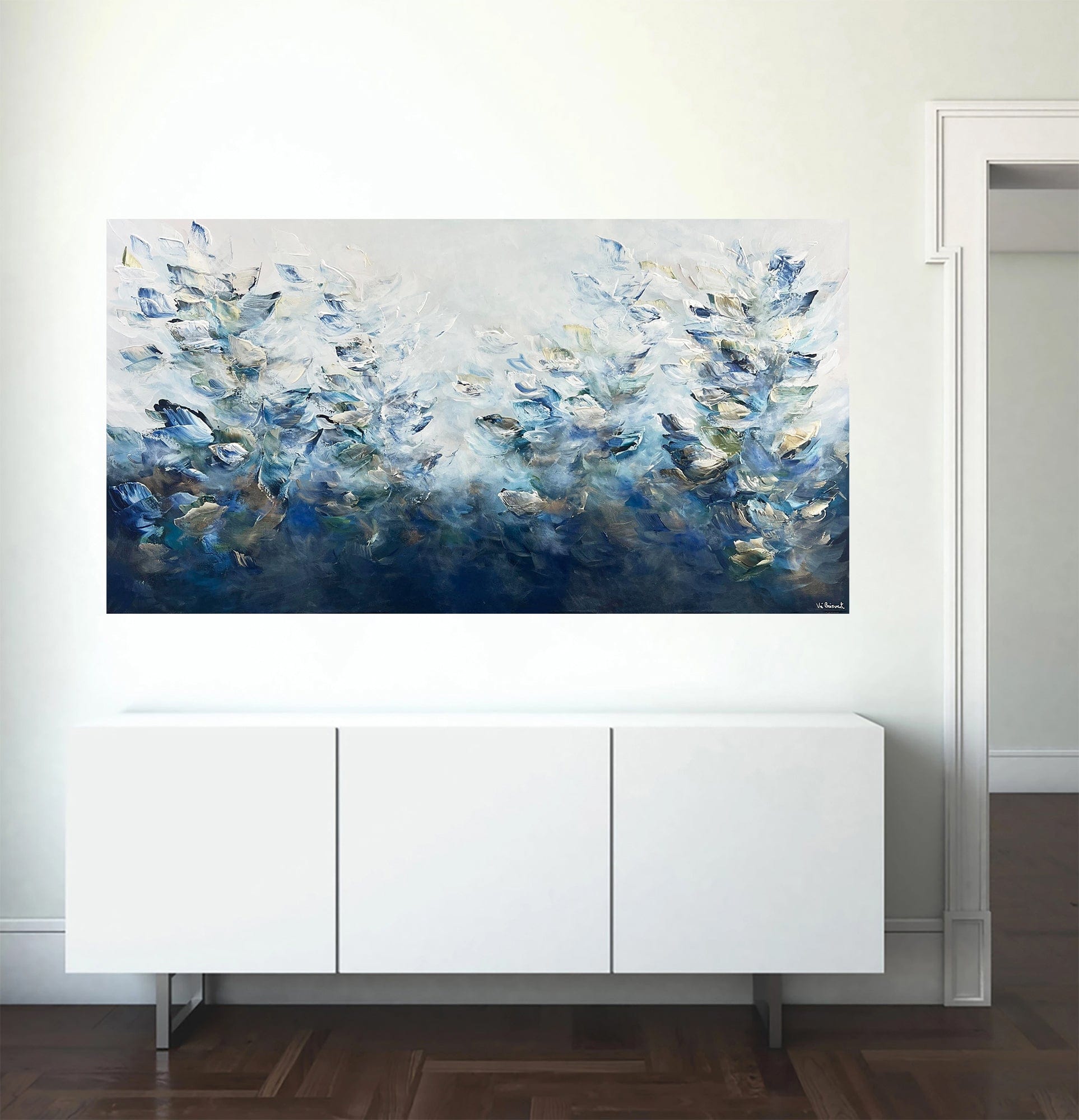 Vé Boisvert Oeuvre original - Peinture 32x60 Coastal Beauty