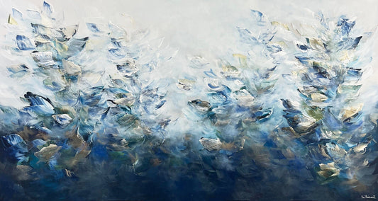 Vé Boisvert Oeuvre original - Peinture 32x60 Coastal Beauty