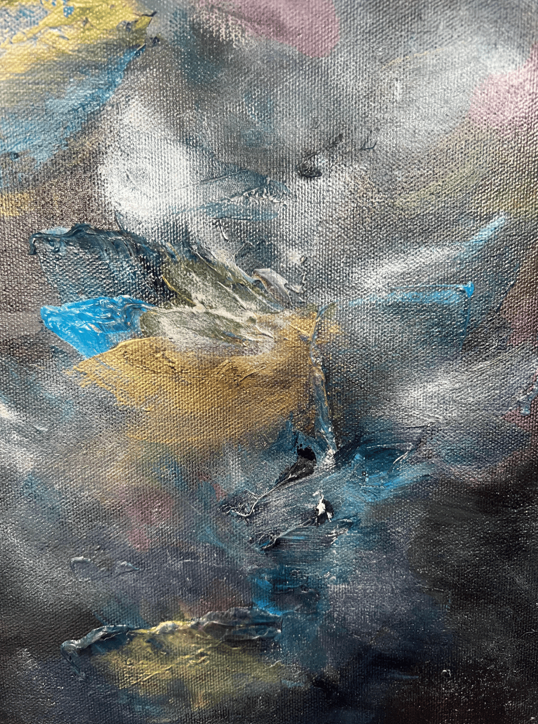 Vé Boisvert Oeuvre original - Peinture 24x24 Coastal Garden