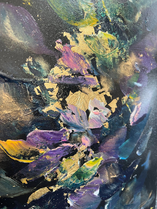 Vé Boisvert Oeuvre original - Peinture 24x24 Discovering Life with You