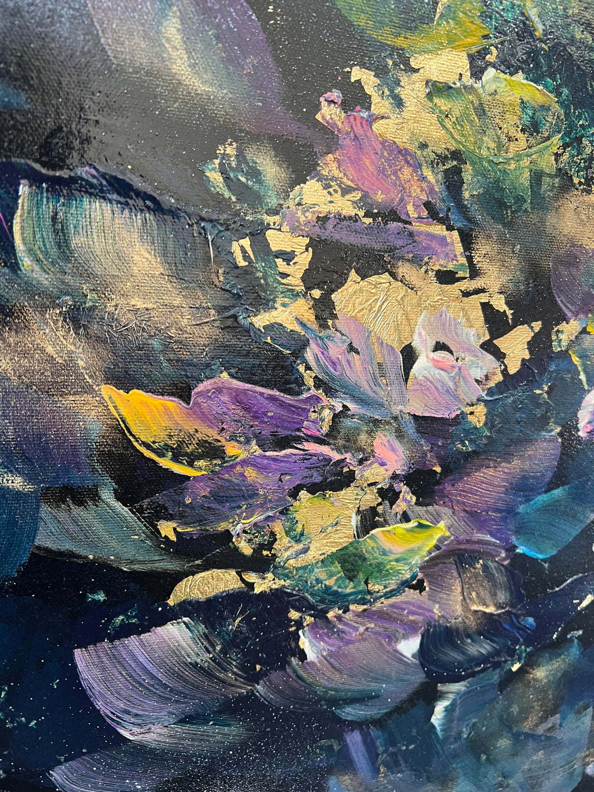Vé Boisvert Oeuvre original - Peinture 24x24 Discovering Life with You