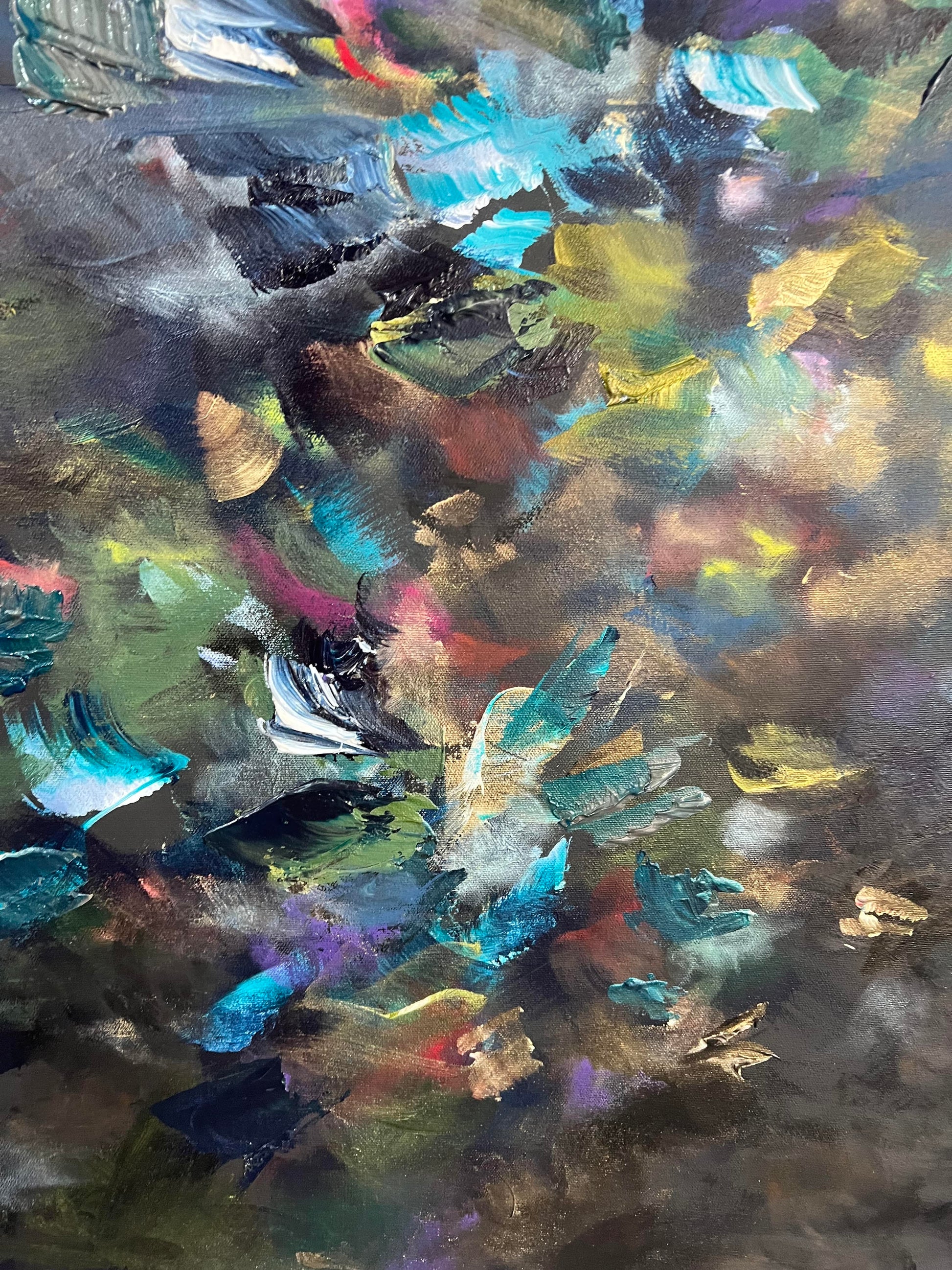 Vé Boisvert Oeuvre original - Peinture 42x42 DREAM LIFE