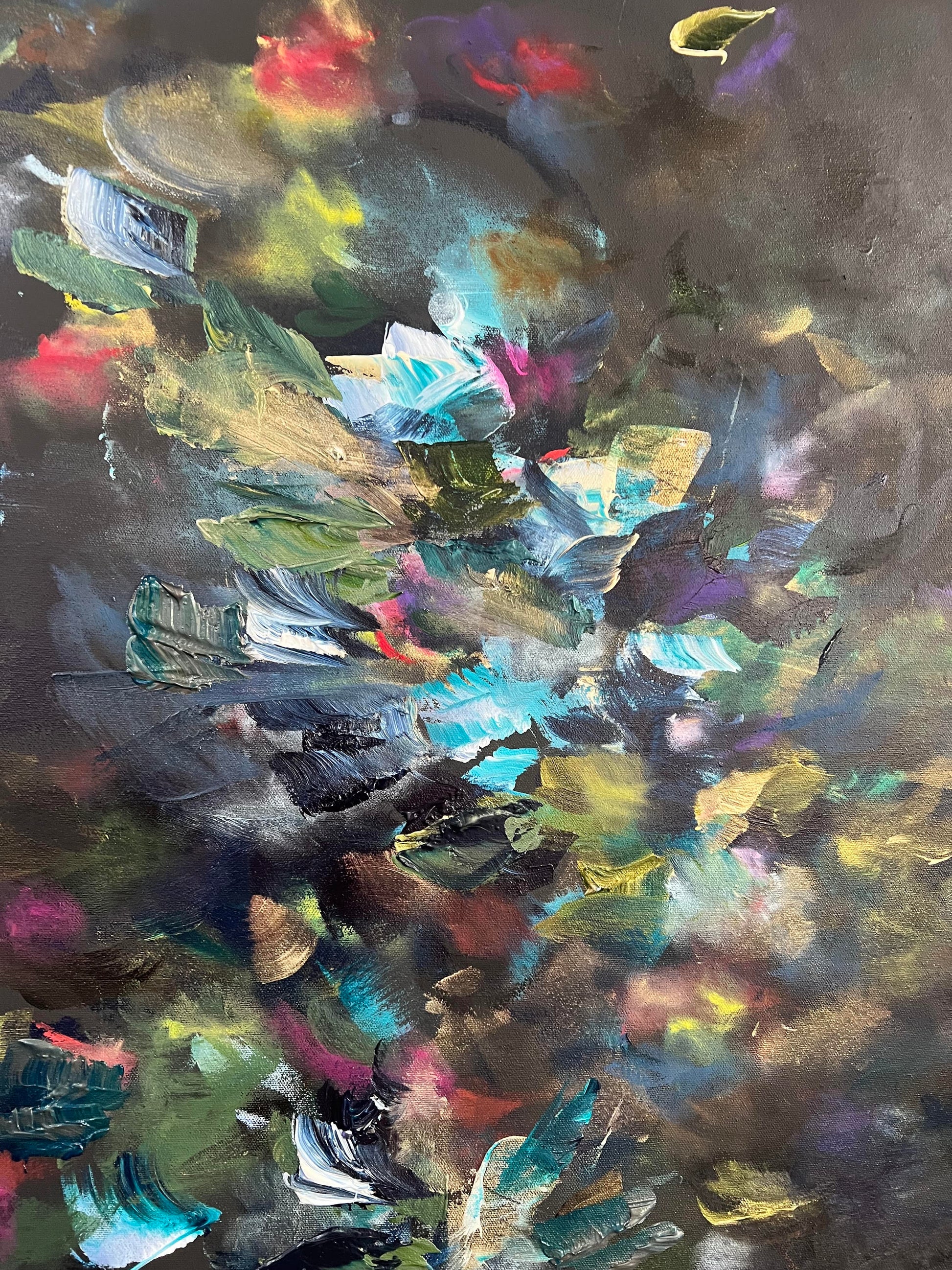 Vé Boisvert Oeuvre original - Peinture 42x42 DREAM LIFE