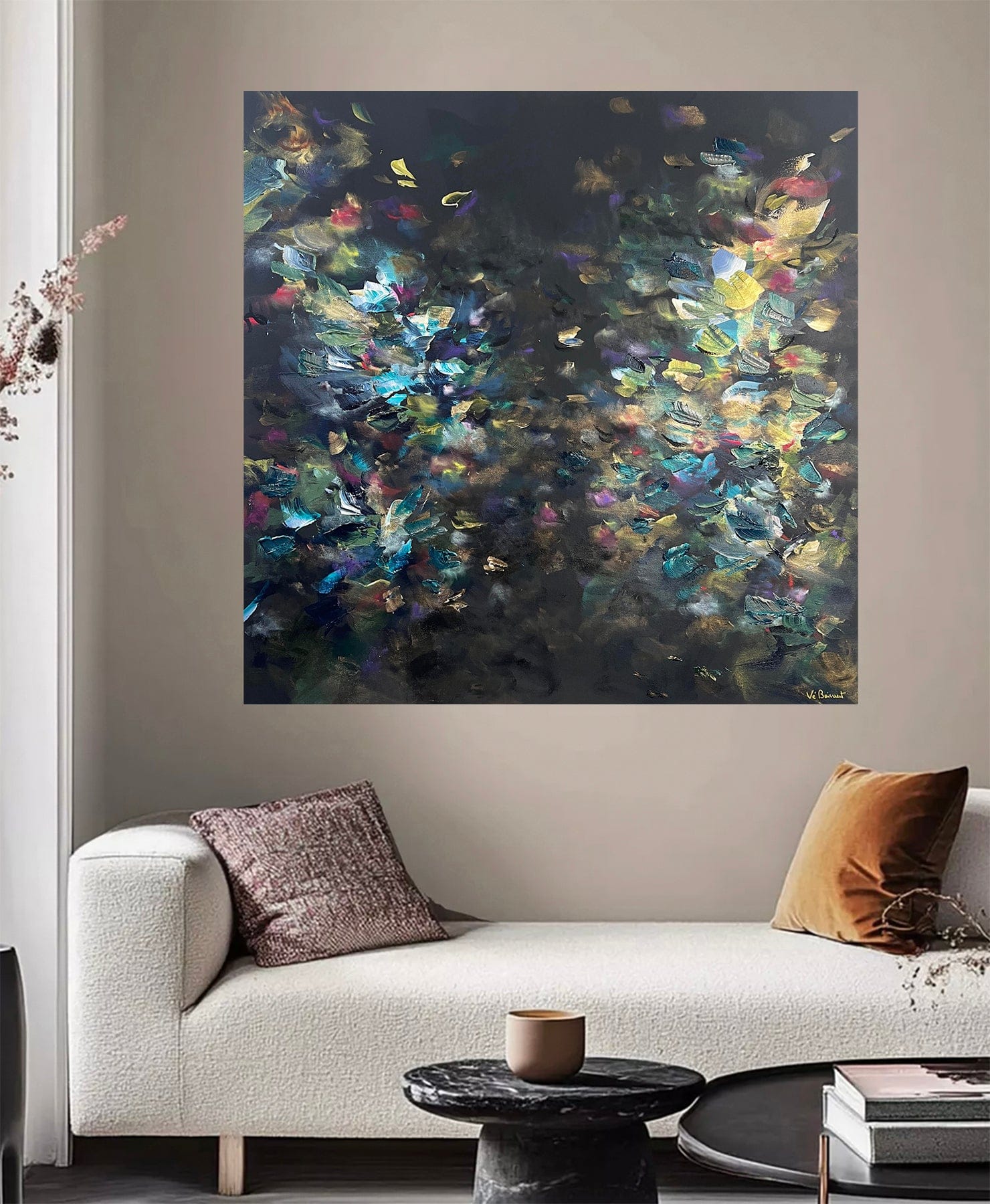 Vé Boisvert Oeuvre original - Peinture 42x42 DREAM LIFE