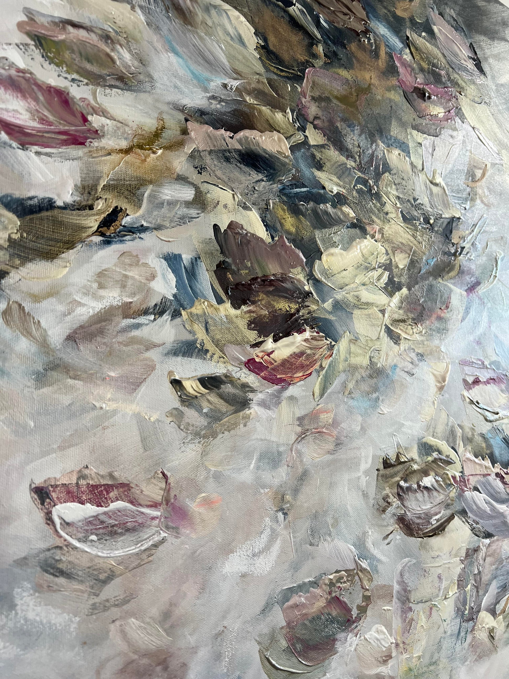 Vé Boisvert Oeuvre original - Peinture 30x48 Éternellement reconnaissante