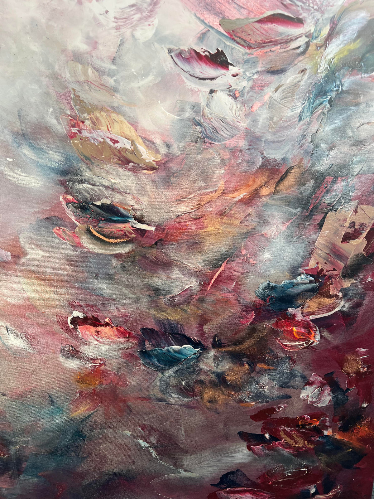 Vé Boisvert Oeuvre original - Peinture 48x40 Forever Soulmates