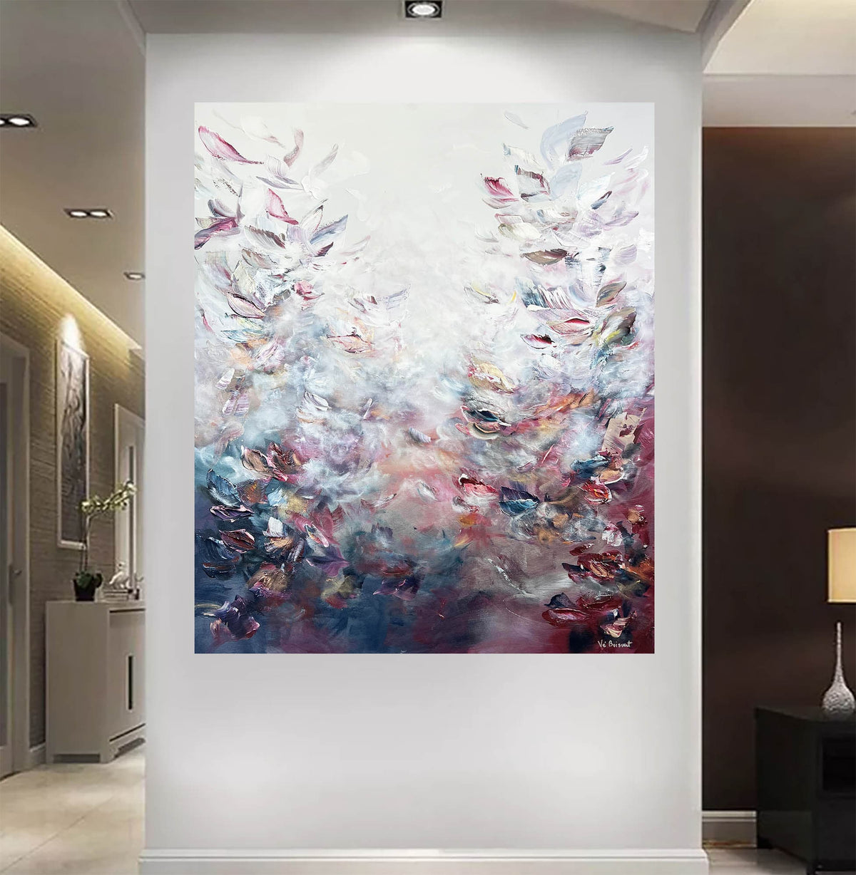Vé Boisvert Oeuvre original - Peinture 48x40 Forever Soulmates