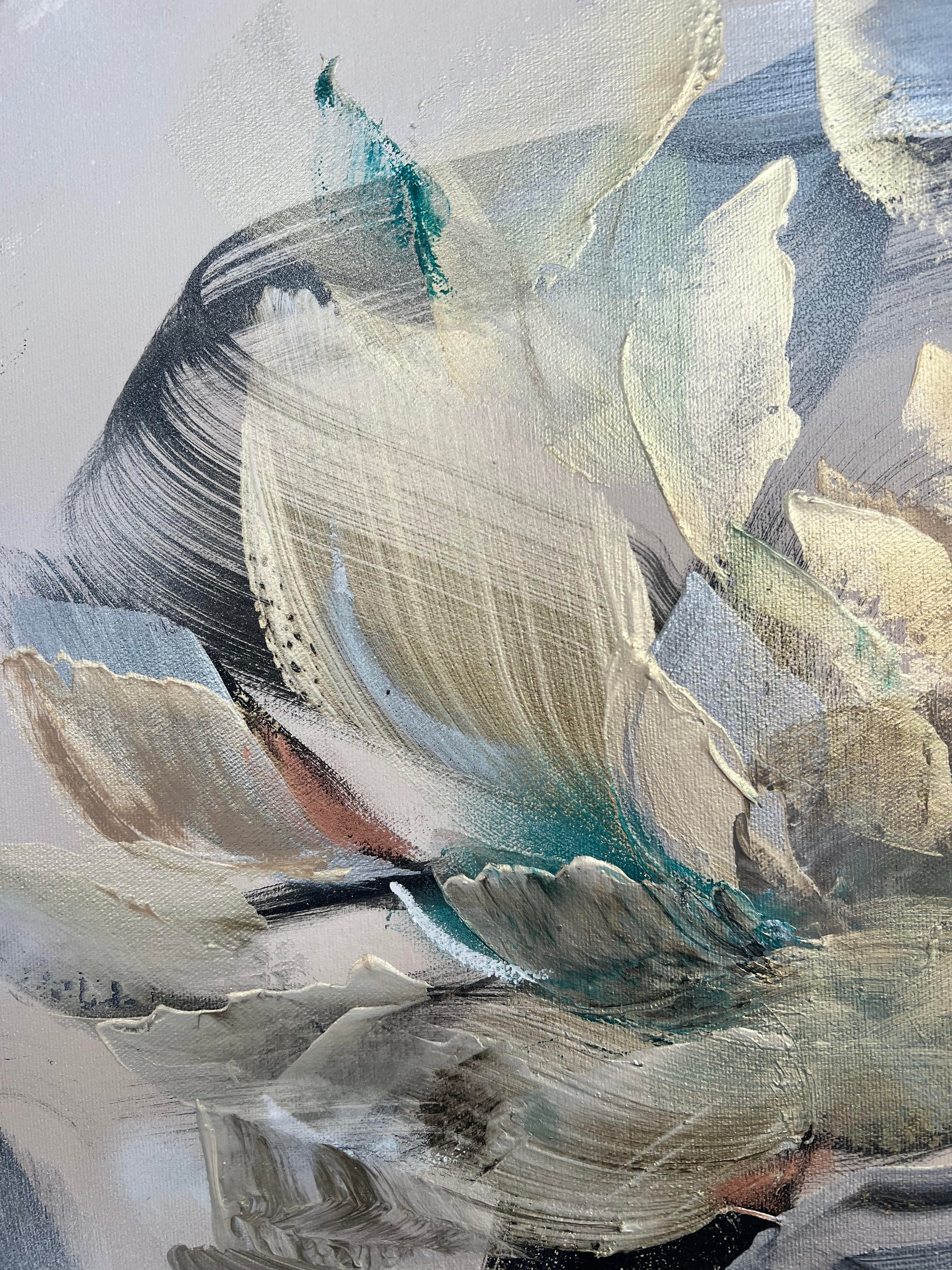 Vé Boisvert Oeuvre original - Peinture 36x60 Golden Alchemy