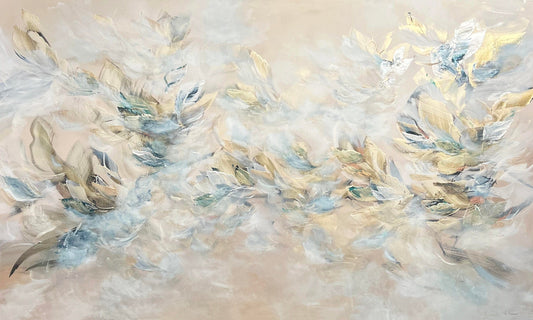 Vé Boisvert Oeuvre original - Peinture 36x60 Golden Alchemy