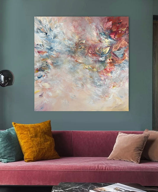 Vé Boisvert Oeuvre original - Peinture 40x40 Inner Bloom
