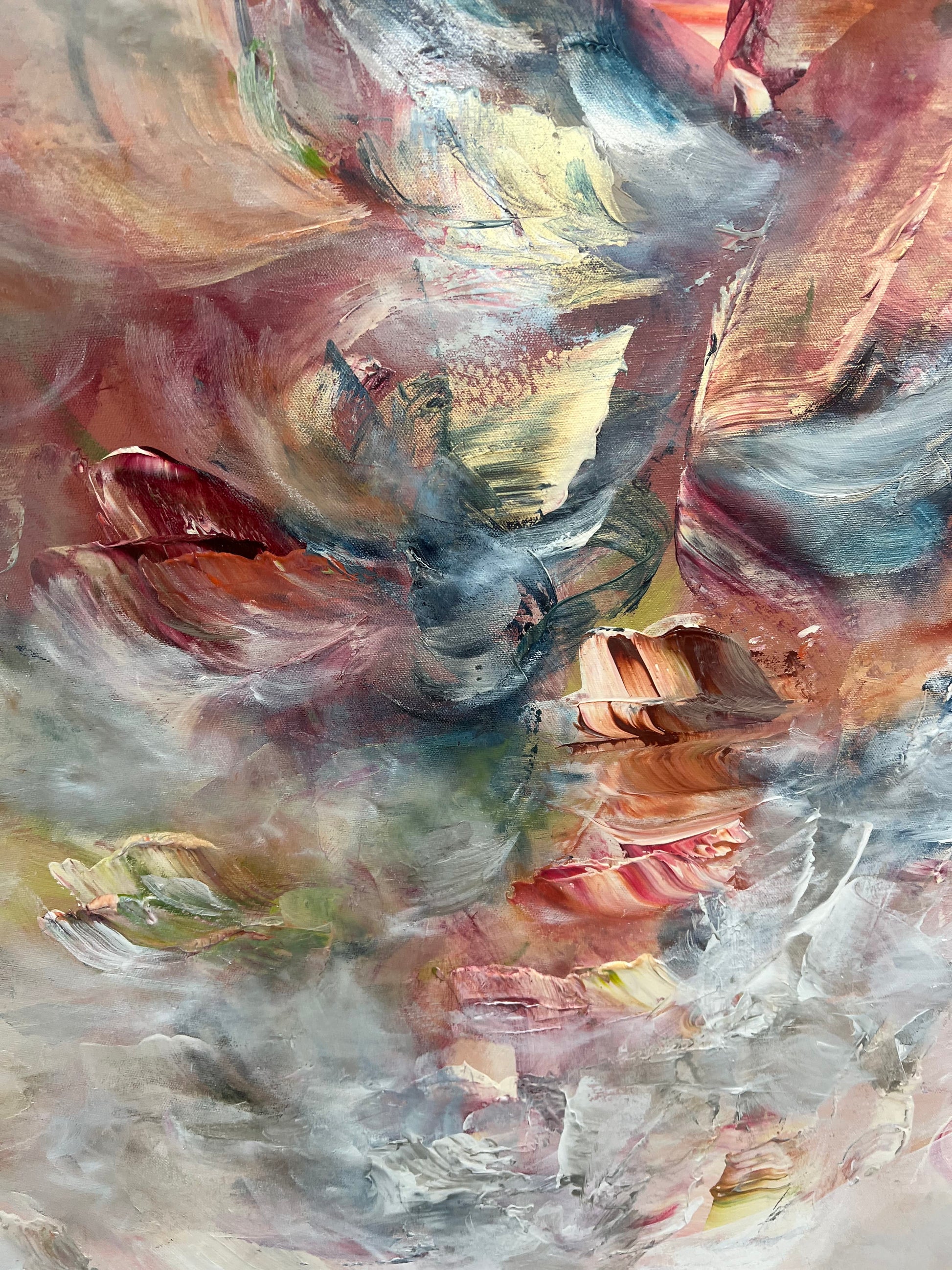 Vé Boisvert Oeuvre original - Peinture 40x40 Inner Bloom