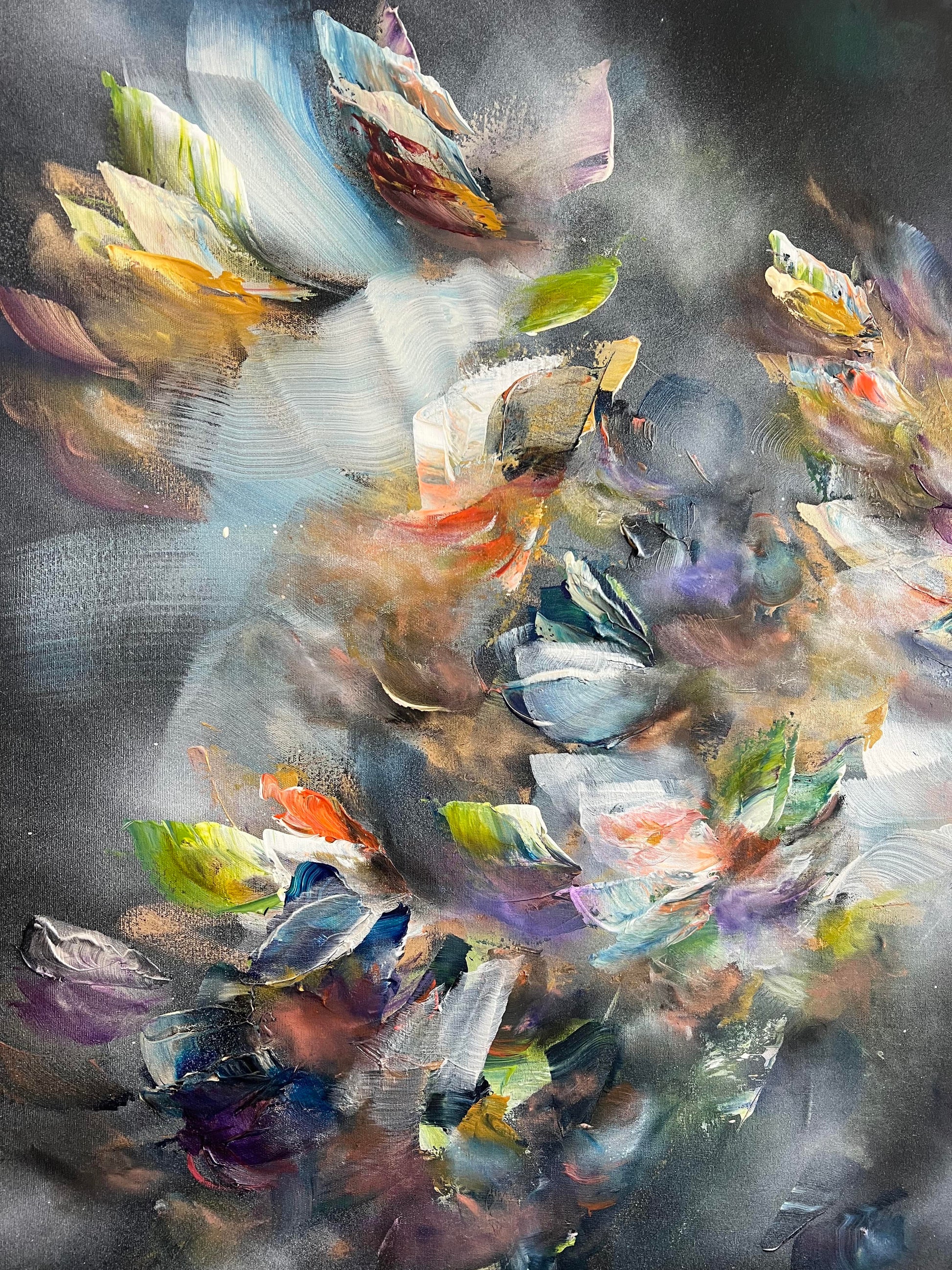Vé Boisvert Oeuvre original - Peinture 40x60 La force de vivre