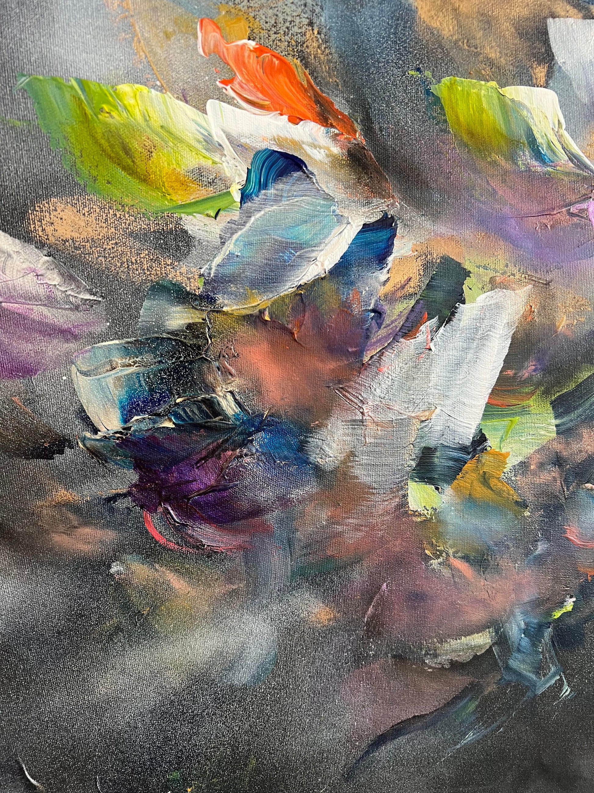 Vé Boisvert Oeuvre original - Peinture 40x60 La force de vivre