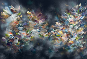 Vé Boisvert Oeuvre original - Peinture 40x60 La force de vivre