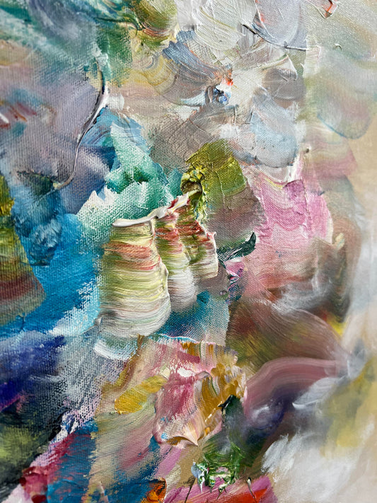 Vé Boisvert Oeuvre original - Peinture 40x60 La vie est savoureuse!