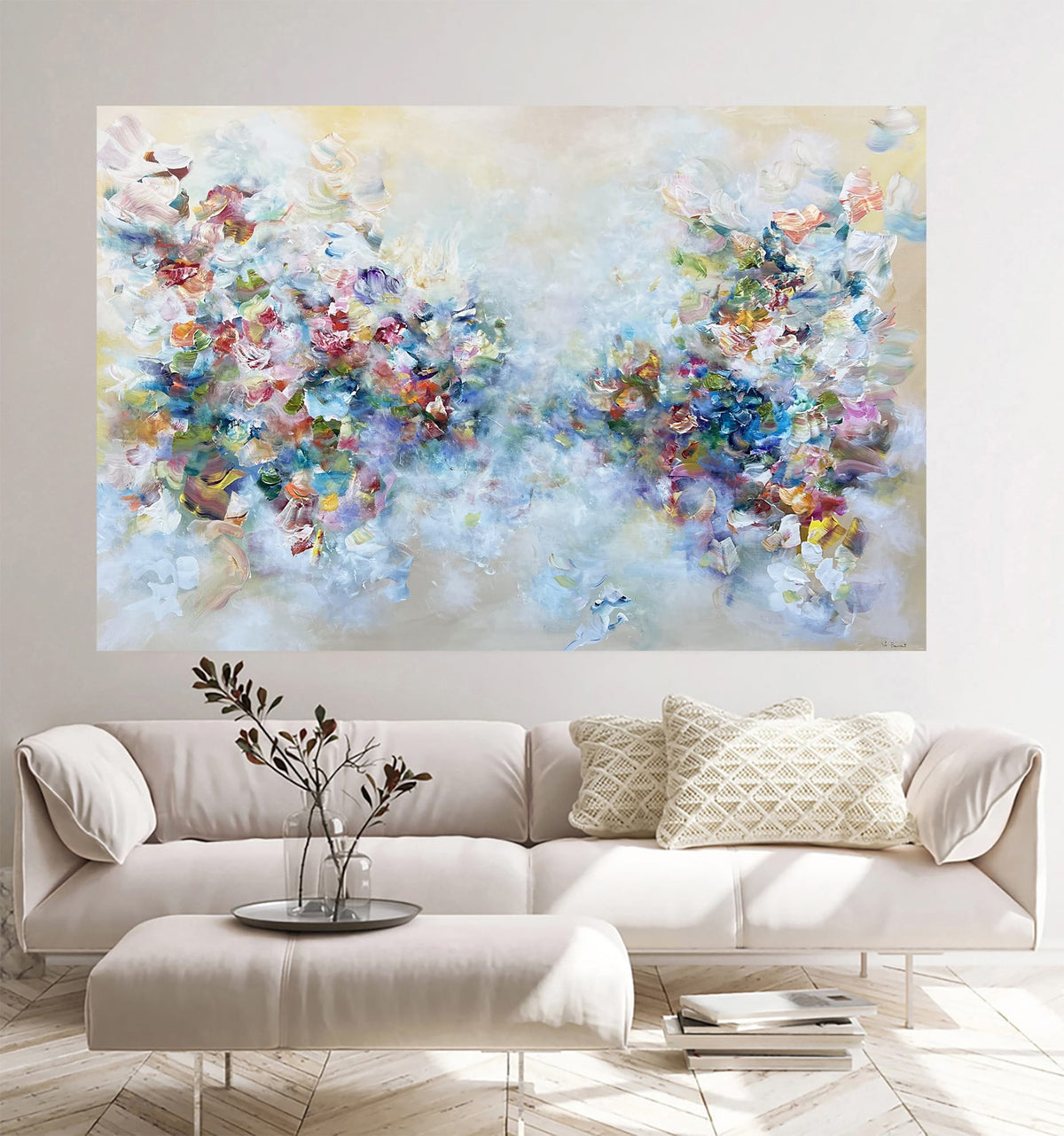 Vé Boisvert Oeuvre original - Peinture 40x60 La vie est savoureuse!