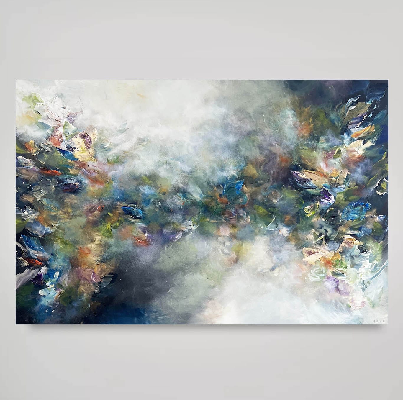 Vé Boisvert Oeuvre original - Peinture 40x60 Le luxe d'être en vie