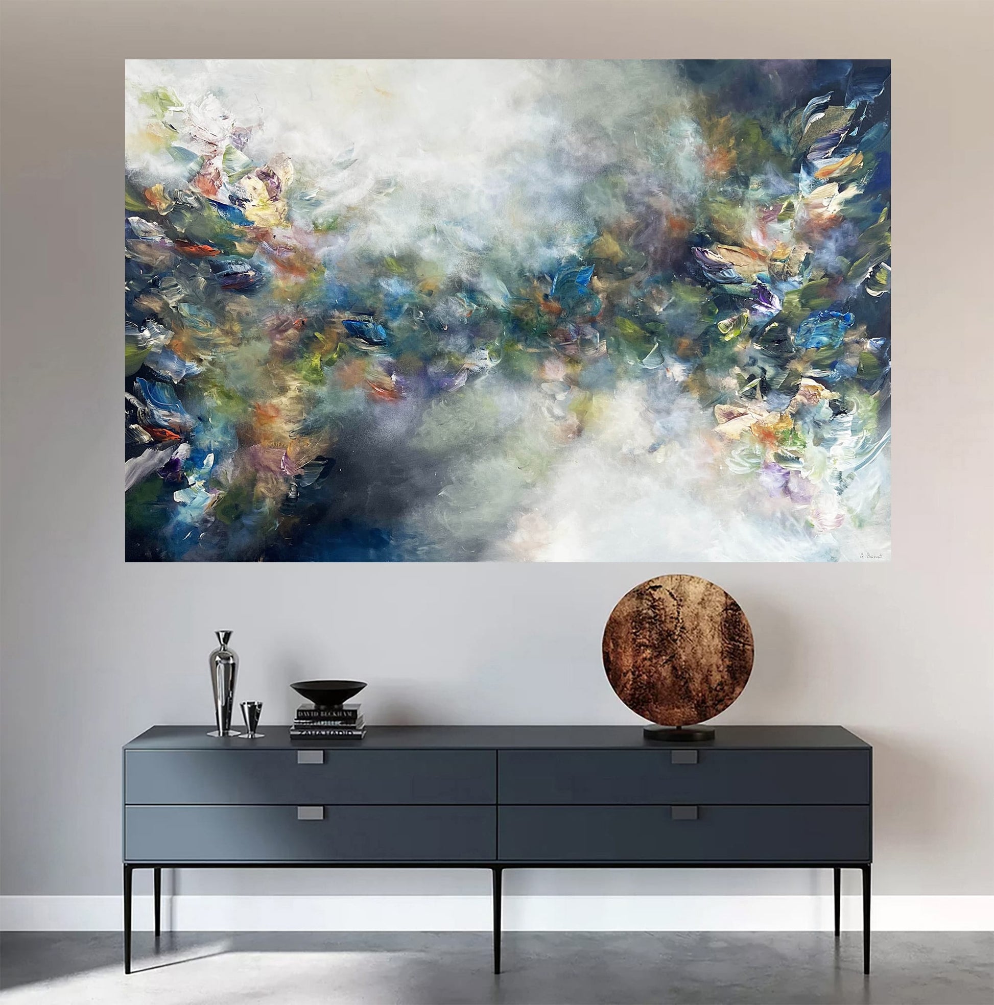 Vé Boisvert Oeuvre original - Peinture 40x60 Le luxe d'être en vie