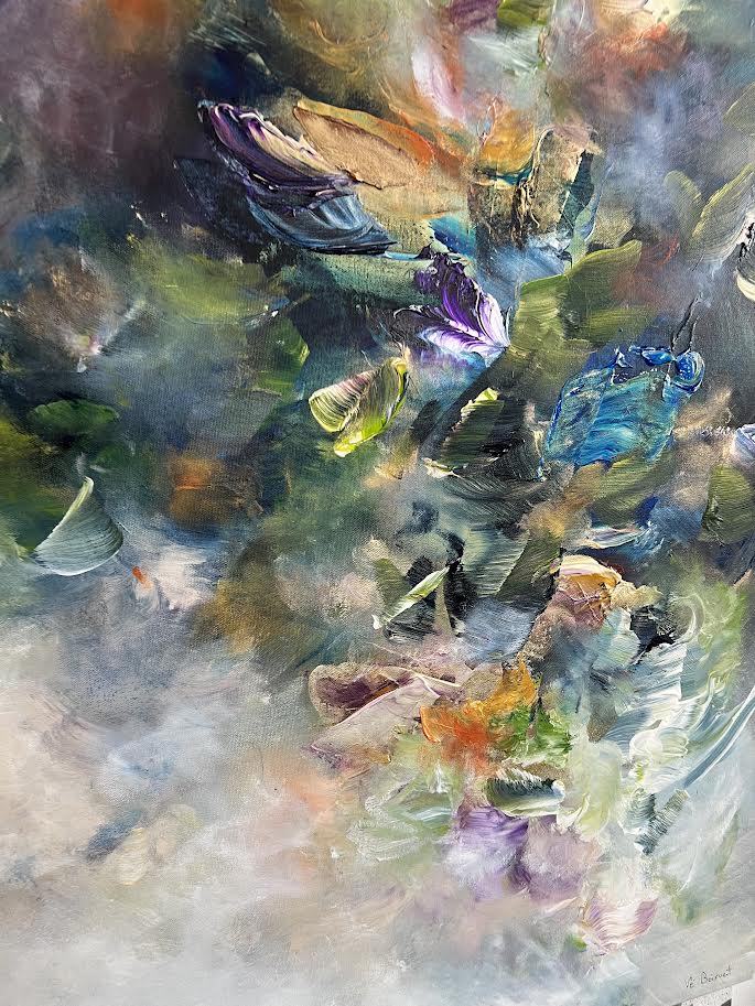 Vé Boisvert Oeuvre original - Peinture 40x60 Le luxe d'être en vie