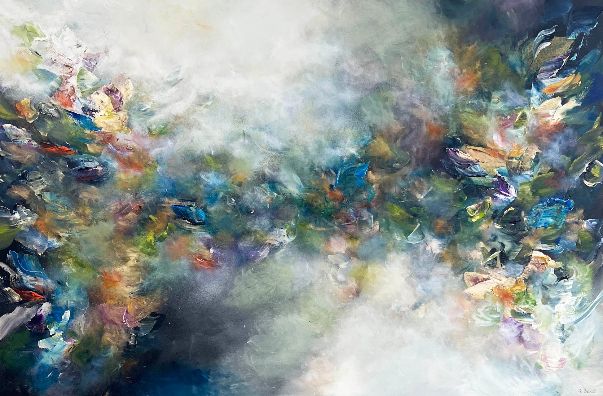 Vé Boisvert Oeuvre original - Peinture 40x60 Le luxe d'être en vie