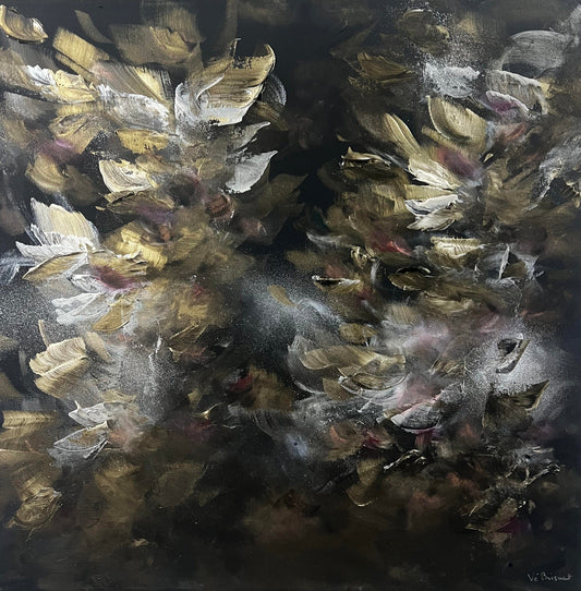 Vé Boisvert Oeuvre original - Peinture 30x30 Moonstone Diamond