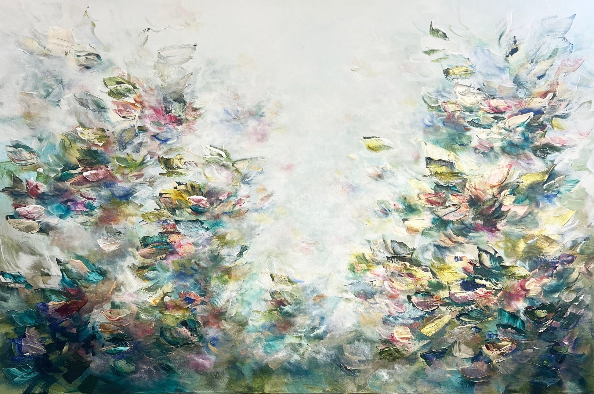 Vé Boisvert Oeuvre original - Peinture 40x60 Paysage de l'âme