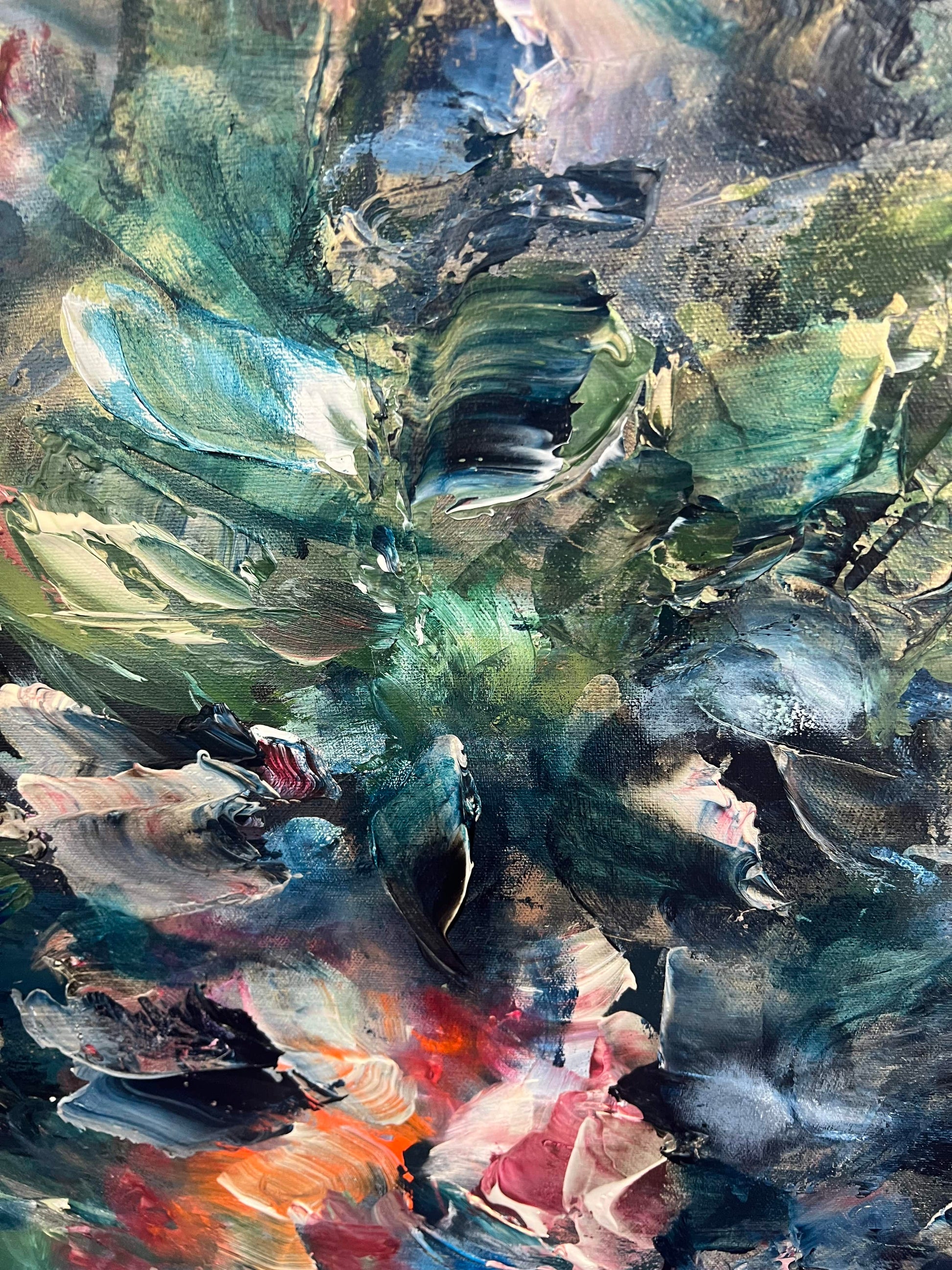 Vé Boisvert Oeuvre original - Peinture 60x40 Que la vie est belle!
