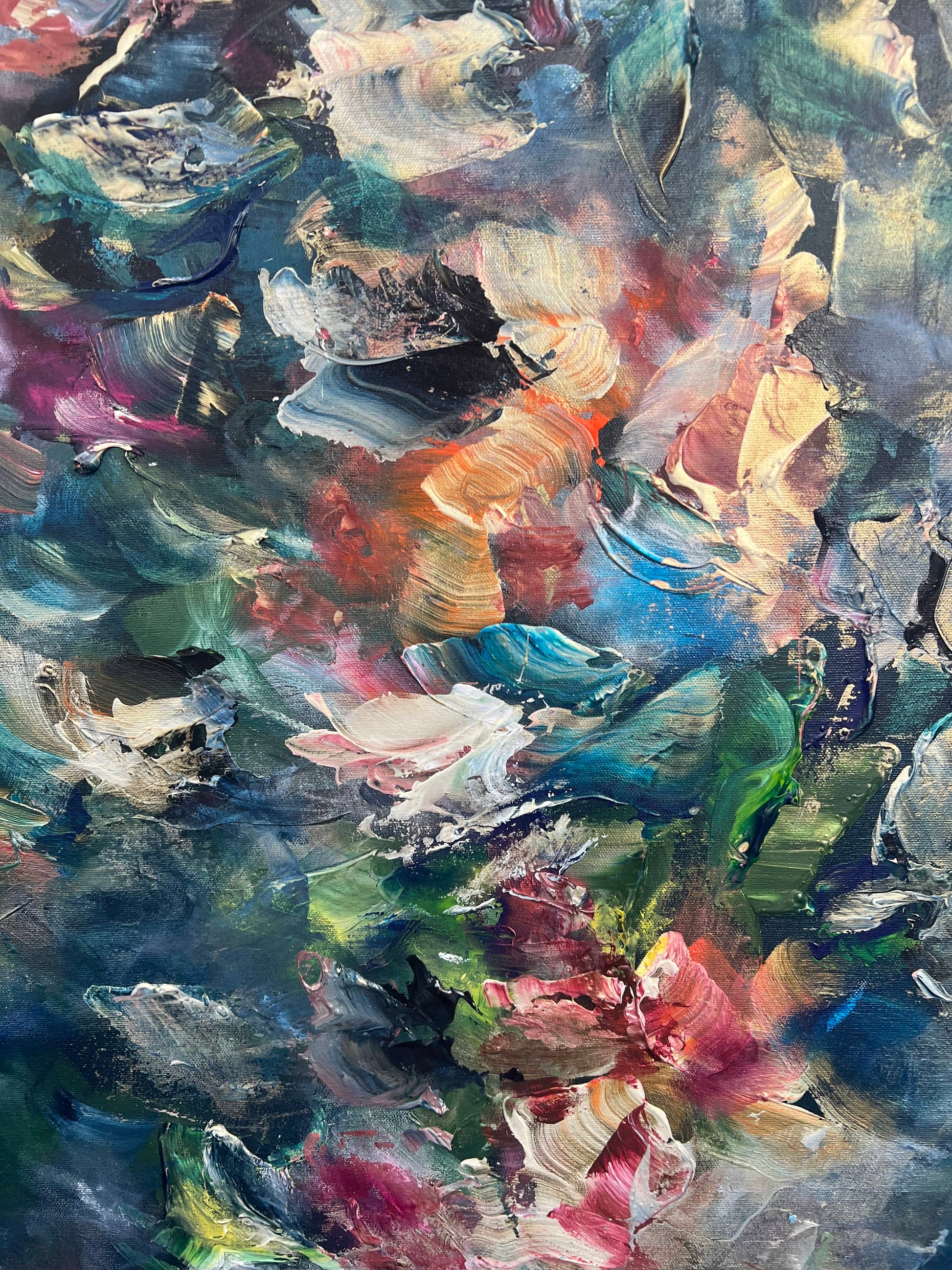 Vé Boisvert Oeuvre original - Peinture 60x40 Que la vie est belle!