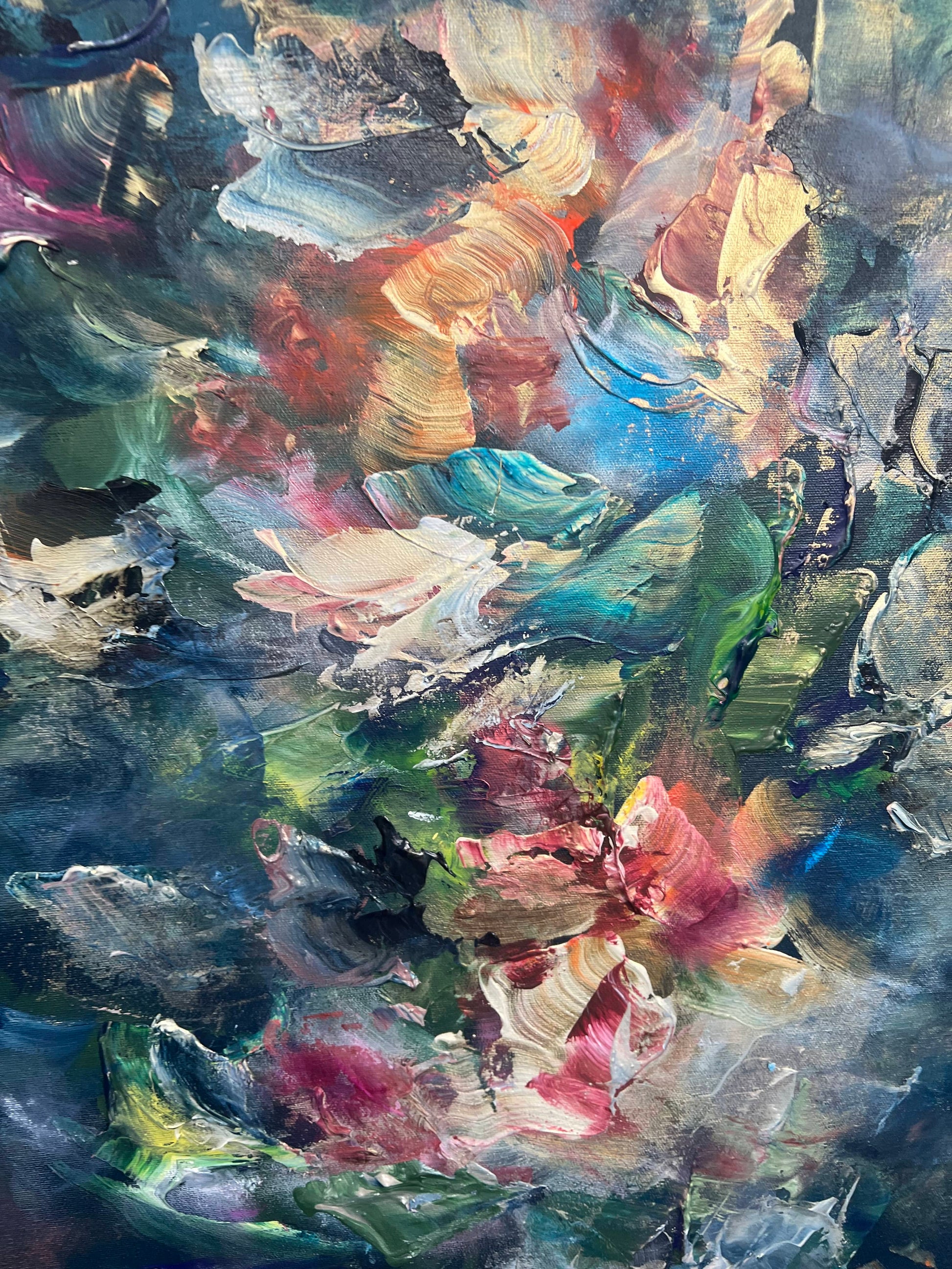 Vé Boisvert Oeuvre original - Peinture 60x40 Que la vie est belle!