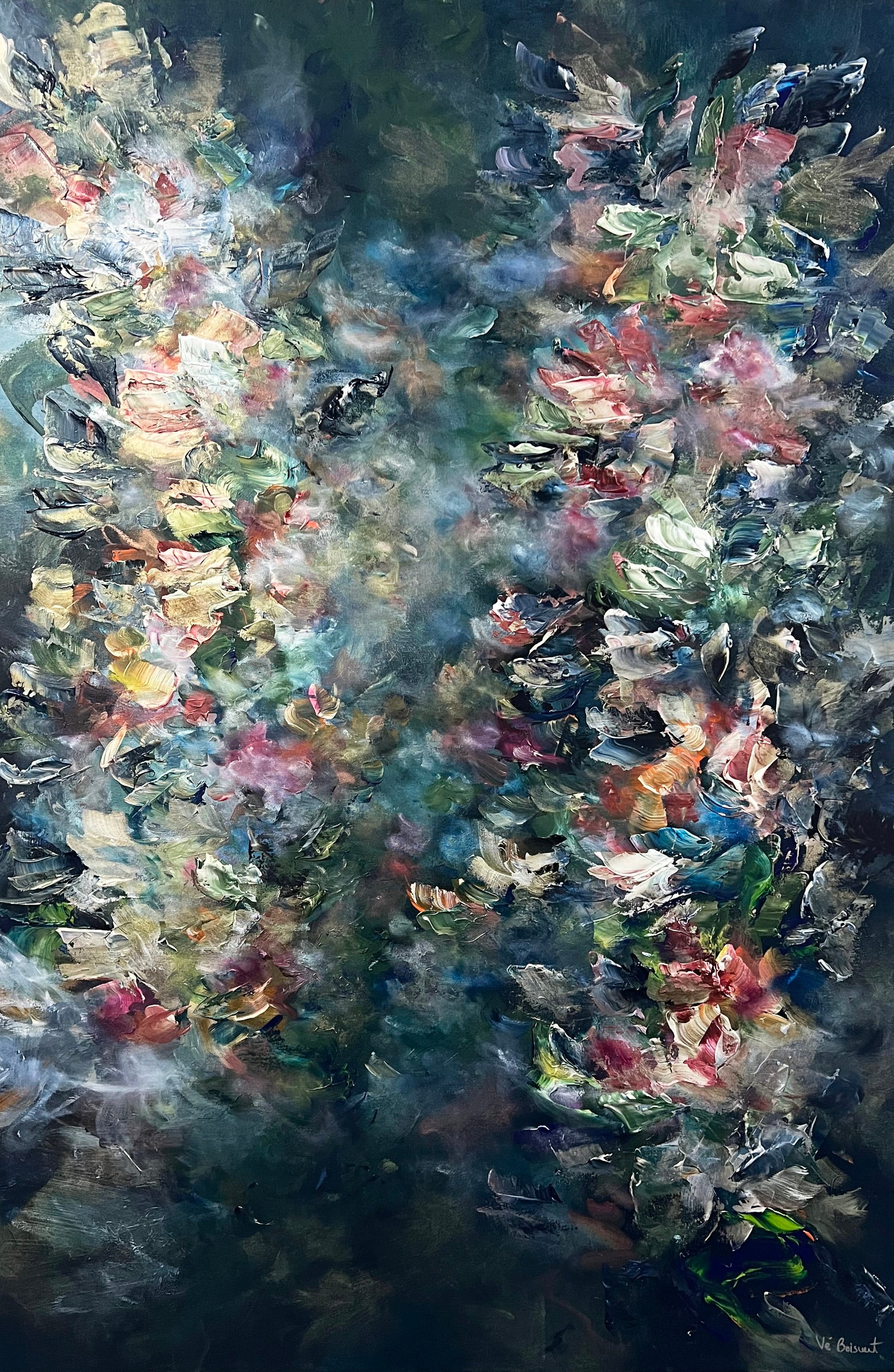 Vé Boisvert Oeuvre original - Peinture 60x40 Que la vie est belle!
