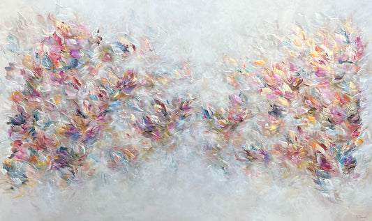 Vé Boisvert Oeuvre original - Peinture 36x60 Radiance In Bloom