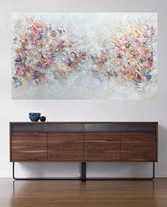 Vé Boisvert Oeuvre original - Peinture 36x60 Radiance In Bloom